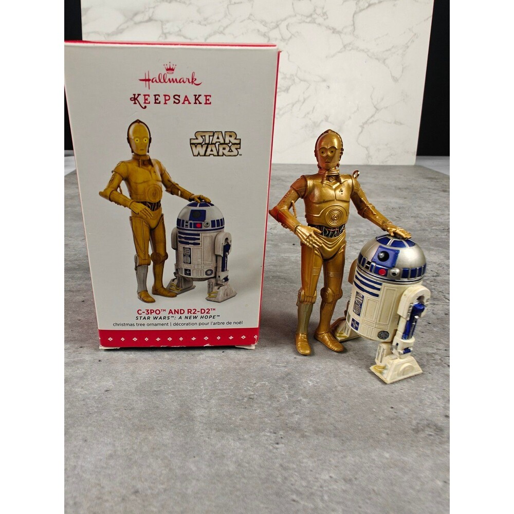 Star Wars Hallmark Keepsake Ornament C-3PO and R2-D2 2015